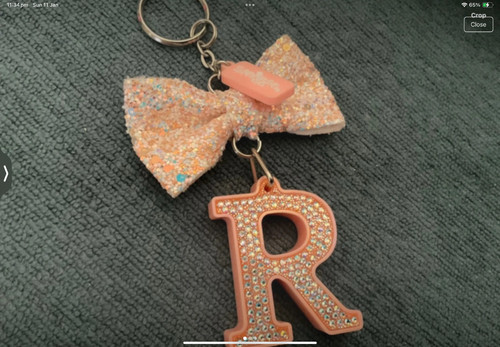 Smiggle letter keyring bag - letter, keyring/bag