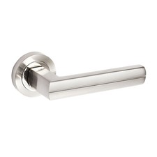 Chrome Door Handles on Rose -