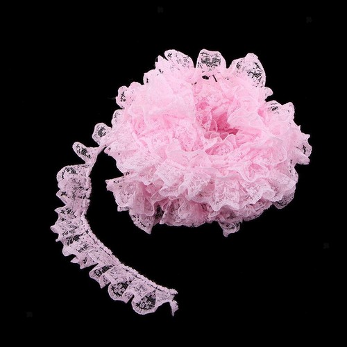 Yard pleated ribbon lace - yard,