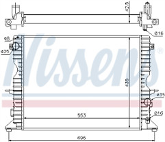 Genuine nissesns radiator for - nissesns,