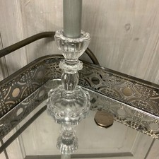 Glass Cut Candlestick Dinner