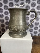 Vintage Crown Rose Cast Pewter