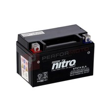 Nitro NTX7A AGM Gel Battery to fit KYMCO 125 Zing II Custom Style (07-16)