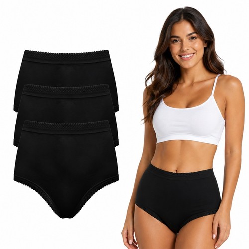Pack ladies briefs maxi 100 - 6, 100%