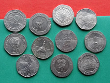 GIBRALTAR ?? 20 Pence Dolphin coin - JERSEY - ISLE OF MAN ?? 20 p coins 2023