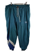 REEBOK Blue Vintage Tracksuit Bottoms size L Mens Casual Outdoors Outerwear