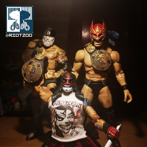 Aew trio figure belts for - trio,
