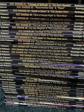 Doc Savage Nostalgia Ventures Pulp Reprints 1-87 (2 stories per volume)