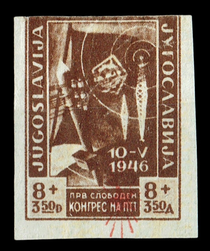 Yugoslavia 1946 congress ptt - yugoslavia,