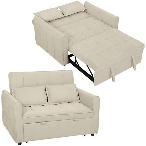 Homcom seater sofa bed - homcom, 2