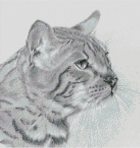 Cross stitch chart pattern - cross, chart,