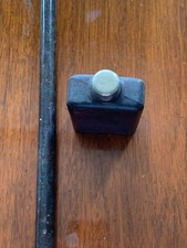 British police officer's swagger stick and hip flask