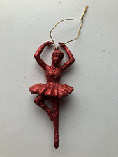 Ballerina Christmas Ornament Red Tree Ballet Ornaments Decoration BALLERINA Tutu