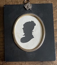 Antique hollow cut portrait - antique,