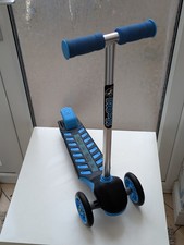 Kids Three Wheel Scooter, With Rear Brake, Lean To Steer