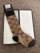 GUCCI GG LOGO LONG SOCKS SIZE
