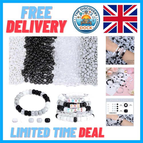 6x9mm plastic pony beads - pony, set