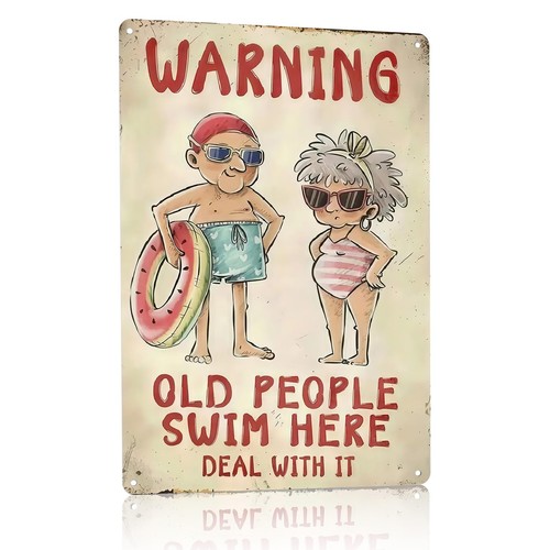 Vintage humorous metal pool - vintage,