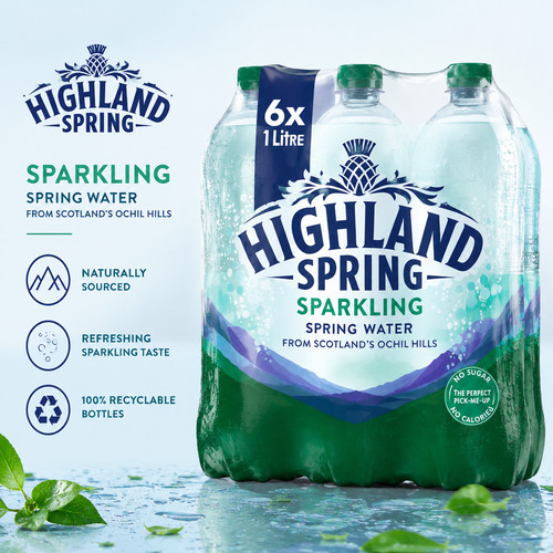 Highland spring sparkling - spring,