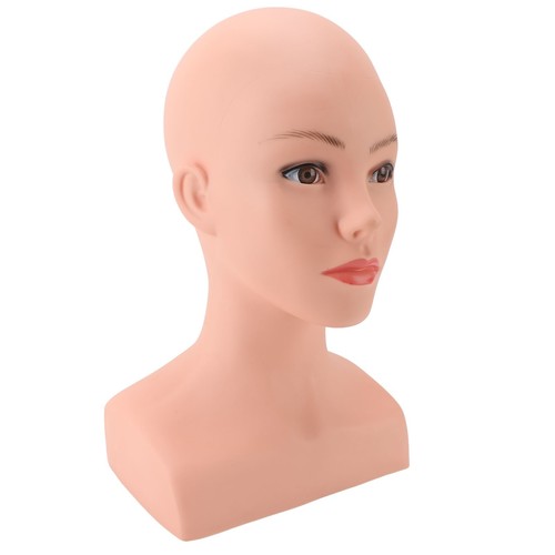 Female bald mannequin head - mannequin,