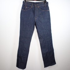 Levi's 20517 Bootcut Jeans Men W32 L31 Orange Label Vintage 1980s Raw Indigo USA