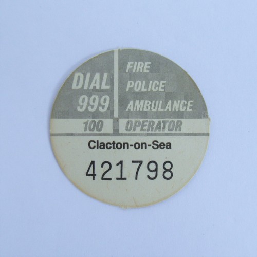 Vintage gpo dial - number, label