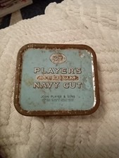 Vintage Players Navy Cut  Medium Tobacco Tin Empty