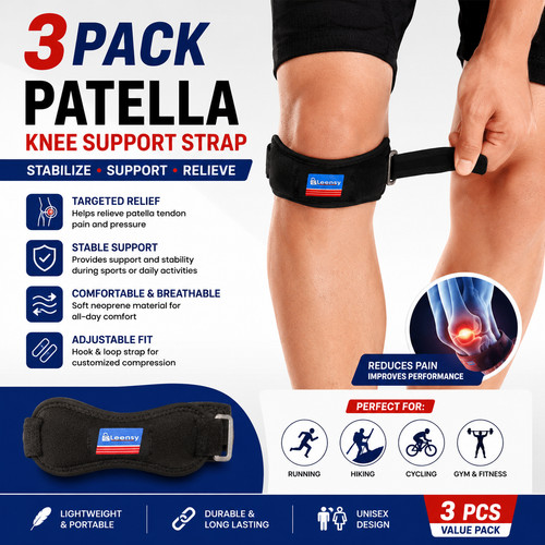 3pc patella knee - 3pc,