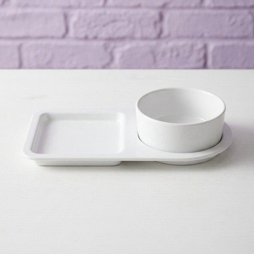 Crofton white acrylic soup - crofton,