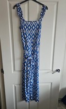 Asda George Blue aztec frill