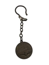 Vintage Portachiavi Fiat 124 Key Chain/Key Ring Charm