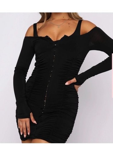 Nwt white fox black - white,