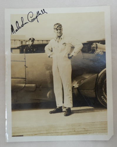 Sir malcolm campbell signed - sir,