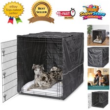 Black Polyester Dog Crate