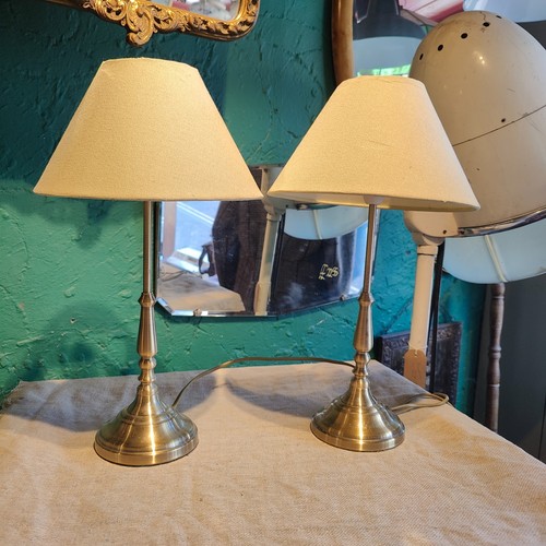 Pair vintage brass style - pair, light