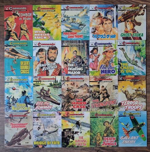 Commando comics job lot - commando,