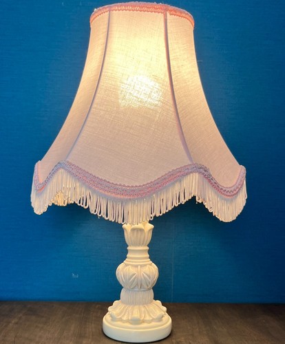 Vintage table lamp cream - vintage,