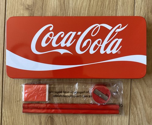 Coca cola tin pencil case - tin,