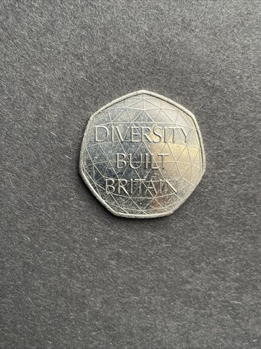 Diversity built britain 50p - built,