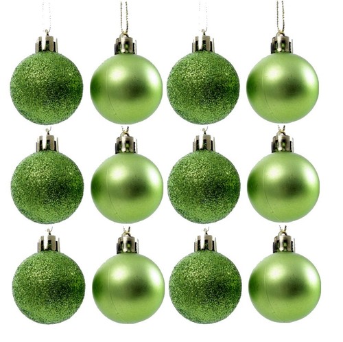 24pcs christmas baubles 8cm - 24pcs,