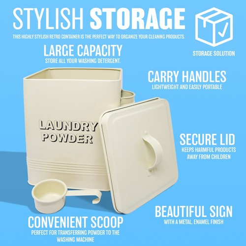 Storage tin box - jar, lid