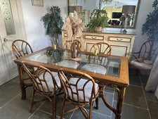 Dining Table And X 6 Dining Chairs Angraves Ratan