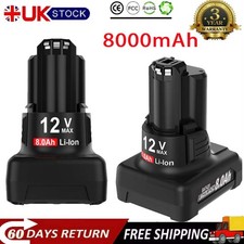 For Bosch 10.8V / 12V 8.0Ah