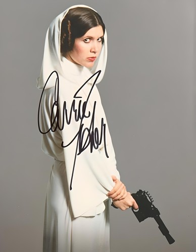 Carrie fisher signed - carrie,