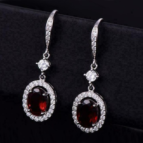 Oval cut red ruby - 4,