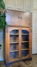 RARE ART DECO GLAZED BOOKCASE