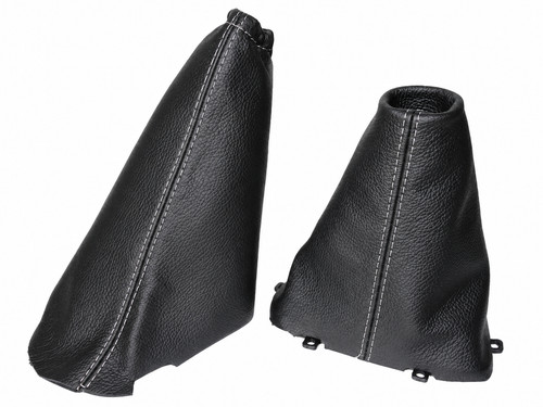 Leather gear stick handbrake - leather, +