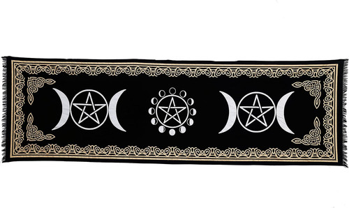 Altar cloth pentagram triple - cloth,