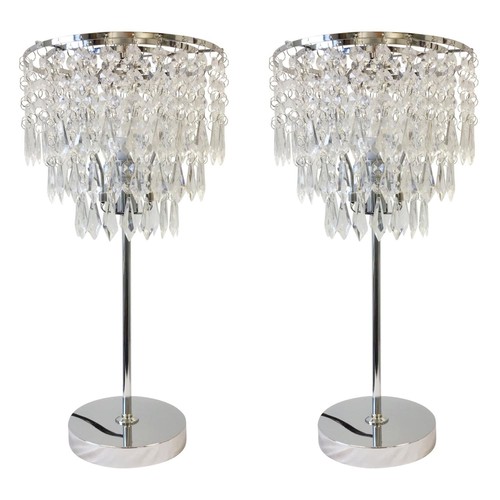 Set chrome table lamp - 2,