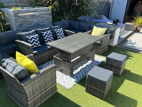 Seater set rattan rising - set,